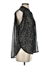 Rebecca Taylor 100% Polyester Stars Black Sleeveless Blouse Size 2 - photo 4