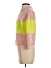 Tibi Color Block Pink Turtleneck Sweater Size XS - photo 5