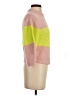 Tibi Color Block Pink Turtleneck Sweater Size XS - photo 4