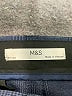 M&S Plaid Blue Dress Pants Size 6 - 7 - photo 3