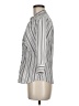 DCC Stripes Gray 3/4 Sleeve Blouse Size M - photo 5