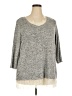 Roz & Ali Gray Pullover Sweater Size 2X - photo 1