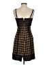 Etcetera Houndstooth Brown Cocktail Dress Size 0 - photo 2