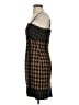 Etcetera Houndstooth Brown Cocktail Dress Size 0 - photo 5