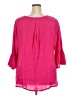 bryn WALKER Pink 3/4 Sleeve Top Size XXL - photo 2