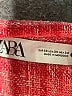 Zara Tweed Checkered-gingham Plaid Pink Red Long Sleeve Button-Down Shirt Size XS - photo 7