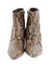 Vincent 100% Leather Gold Ankle Boots Size 7 1/2 - photo 2