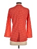 Adrienne Vittadini Polka Dots Orange 3/4 Sleeve Blouse Size S - photo 2