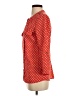 Adrienne Vittadini Polka Dots Orange 3/4 Sleeve Blouse Size S - photo 5