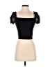 Superdown Black Short Sleeve Top Size S - photo 1