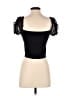 Superdown Black Short Sleeve Top Size S - photo 2