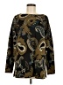 Lafayette 148 New York 100% Wool Paisley Multi Color Gold Wool Pullover Sweater Size M - photo 1