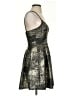 Soprano Metallic Gold Cocktail Dress Size XS - photo 4