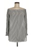 CAbi 100% Silk Gray 3/4 Sleeve Silk Top Size M - photo 1