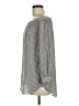 CAbi 100% Silk Gray 3/4 Sleeve Silk Top Size M - photo 5