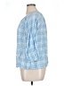 St. John's Bay Blue 3/4 Sleeve Button-Down Shirt Size XL - photo 5