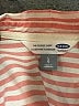 Old Navy 100% Cotton Stripes Orange Long Sleeve Button-Down Shirt Size L - photo 7