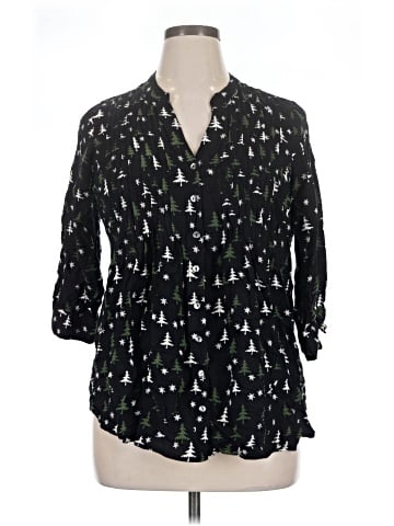 Coldwater Creek 3/4 Sleeve Blouse (view 1)