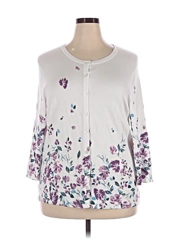 Roz & Ali 3/4 Sleeve Blouse (view 1)