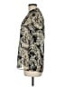 Banana Republic 100% Polyester Silver Long Sleeve Blouse Size M - photo 5