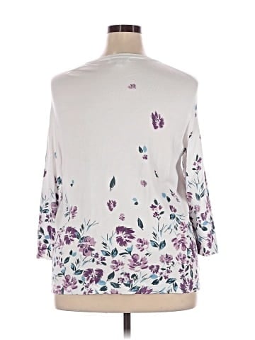 Roz & Ali 3/4 Sleeve Blouse (view 2)