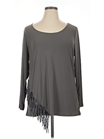 Attitudes by Renee Long Sleeve Top (view 1)