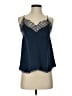 IRO 100% Silk Solid Blue Sleeveless Blouse Size EU (FR) 34 / US 2 - photo 1