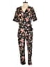 Trafaluc by Zara Floral Black Jumpsuit Size M - photo 1