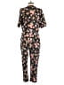 Trafaluc by Zara Floral Black Jumpsuit Size M - photo 2
