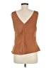 Petal and Pup 100% Polyester Brown Sleeveless Blouse Size 8 - photo 2