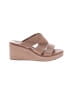 Bernardo 100% Leather Brown Wedges Size 7 - photo 1