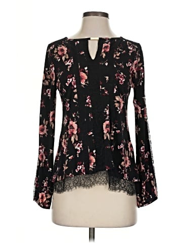 White House Black Market Long Sleeve Blouse (view 1)