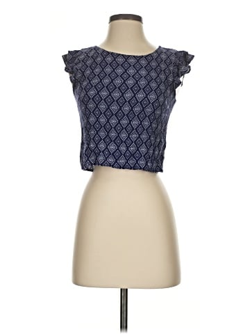 Aqua Sleeveless Blouse (view 1)
