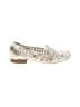 Me Too Metallic Ivory Flats Size 7 - photo 1