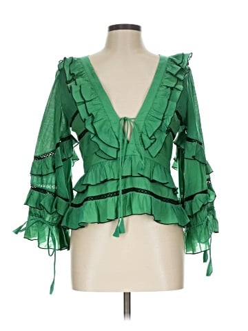 Cynthia Rowley 3/4 Sleeve Blouse (view 1)