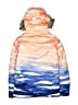 Roxy Tie-dye Orange Blue Snow Jacket Size 16 - photo 2