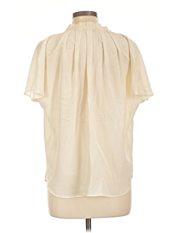 Amour Vert Short Sleeve Silk Top (view 2)