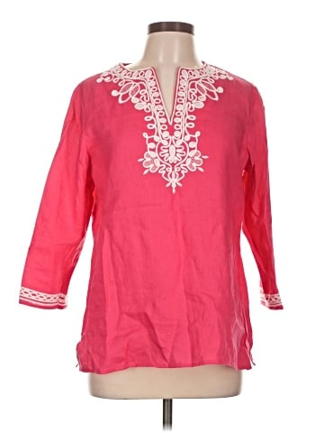 Jones New York Signature 3/4 Sleeve Blouse (view 1)
