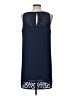 Apt. 9 100% Polyester Solid Blue Casual Dress Size L - photo 2