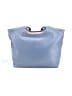 Beta Brand 100% Leather Solid Blue Leather Shoulder Bag One size - photo 3