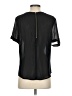 Halogen 100% Polyester Black Short Sleeve Blouse Size S - photo 2