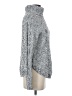 Gap 100% Cotton Tweed Silver Turtleneck Sweater Size XS - photo 4