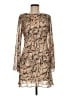 B. Darlin 100% Polyester Animal Print Brown Cocktail Dress Size 7 - photo 1