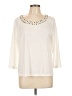 Koret Ivory 3/4 Sleeve Top Size L - photo 1