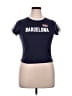 Edikted Blue Short Sleeve Top Size XL - photo 1