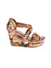 Miss Albright Tropical Orange Wedges Size 7 1/2 - photo 1