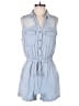 Vanilla Bay Solid Blue Romper Size M - photo 1