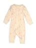 Hanna Andersson Stars Ivory Long Sleeve Onesie Size Newborn - photo 1