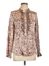 Ruby Rd. Paisley Brown Long Sleeve Blouse Size 12 - photo 1