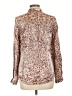 Ruby Rd. Paisley Brown Long Sleeve Blouse Size 12 - photo 2